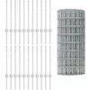 Euro tvoros su stulpu 50 x 0,6 m Galvanizuotas plienas