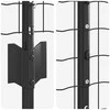 Euro tvoros su stulpu 10 x 1 m PVC dengtas plienas Pilka