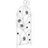 Sodo tvora 3 vnt. Juoda 112 x 39,5 cm Plienas