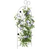 Sodo tvora su užraktu 3 pcs Juoda 112 x 39,5 cm Plienas