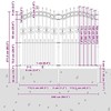 Sodo tvora KAMPEN 240 x 228 cm Mesh Balta