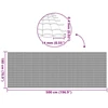 Sodo tvora, dvipusė, balta, 1,8x5 m, PVC