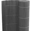 Sodo tvora, dvipusė, pilka, 1,8x3 m, PVC