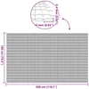 Sodo tvora, dvipusė, pilka, 1,8x3 m, PVC