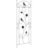 Sodo tvora 3 vnt. Juoda 110 x 40 cm Plienas