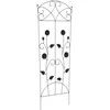 Sodo tvora 3 pcs Juoda 110,5 x 42,5 cm Plienas