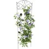 Sodo tvora 3 pcs Juoda 110,5 x 42,5 cm Plienas