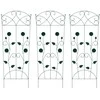 Sodo tvora 3 pcs Žalia 110,5 x 42,5 cm Plienas