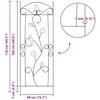 Sodo tvora 3 pcs Žalia 110 x 40 cm Plienas
