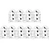 Sodo tvora 5 pcs Juoda Plienas