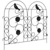 Sodo tvora 5 pcs Juoda Plienas