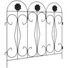 Sodo tvora 5 pcs Juoda Plienas