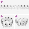 Sodo tvora 5 pcs Juoda Plienas