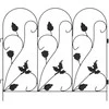 Sodo tvora 5 pcs Juoda Plienas