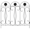 Sodo tvora 5 pcs Juoda Plienas