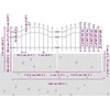 Sodo tvora Woerden Pilka 240 x 115 cm