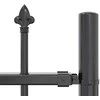 Sodo tvora Woerden 240 x 115 cm Pilka