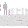 Sodo tvora Woerden Pilka 240 x 140 cm