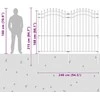Sodo tvora Woerden Pilka 240 x 215 cm