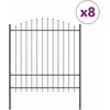 Sodo tvora WOERDEN 8 vnt. 170 x 215 cm Pilka