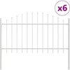 Sodo tvora 6 pcs Balta 170 x 140 cm