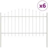 Sodo tvora 6 pcs Balta 170 x 140 cm
