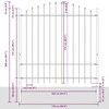 Sodo tvora WOERDEN 170 x 215 cm Milteliniu būdu dengtas plienas