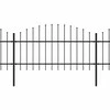 Sodo tvora su iečių viršug., juoda, (1-1,25)x5,1m, plienas