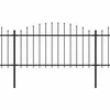 Sodo tvora su iečių viršug., juoda, (1,25-1,5)x3,4m, plienas
