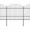 Sodo tvora su iečių viršug., juoda, (1,5-1,75)x8,5m, plienas