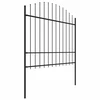 Sodo tvora su iečių viršug., juoda, (1,5-1,75)x11,9m, plienas