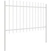 Sodo tvora 5 pcs Balta 8,5 x 0,8 m Miltelinis plienas