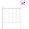 Sodo tvora 2 pcs Balta 3,4 x 1,5 m Miltelinis plienas