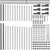 Sodo tvora 5 pcs Pilka 170 x 215 cm