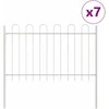 Sodo tvora 7 pcs Balta 11,9 x 1 m Miltelinis plienas