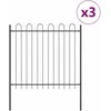 Sodo tvora 3 pcs Pilka 5,1 x 1,5 m Miltelinis plienas