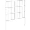 Sodo tvora su kuoliukais 12 pcs 35 x 30 cm Mesh Sidabrinė
