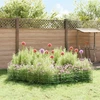 Sodo tvora su kuoliukais 12 pcs 35 x 50 cm Mesh Sidabrinė