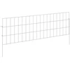 Sodo tvora su kuoliukais 12 pcs 95 x 30 cm Mesh Sidabrinė