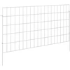 Sodo tvora su kuoliukais 12 pcs 95 x 50 cm Mesh Sidabrinė