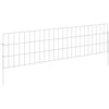 Sodo tvora su kuoliukais 24 pcs 115 x 30 cm Mesh Sidabrinė