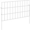 Sodo tvora su kuoliukais 24 pcs 55 x 30 cm Mesh Sidabrinė
