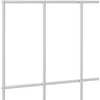 Sodo tvora su kuoliukais 24 pcs 55 x 50 cm Mesh Sidabrinė
