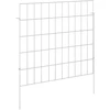Sodo tvora su kuoliukais 24 pcs 55 x 50 cm Mesh Sidabrinė