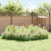 Sodo tvora su kuoliukais 24 pcs 95 x 30 cm Mesh Sidabrinė