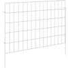 Sodo tvora su kuoliukais 48 pcs 75 x 50 cm Mesh Sidabrinė