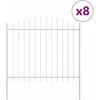 Sodo tvora 8 pcs Balta 170 x 165 cm