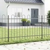 Sodo tvora 9 pcs Pilka 15,3 x 0,8 m Miltelinis plienas