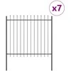 Sodo tvora 7 pcs Pilka 11,9 x 1,5 m Miltelinis plienas