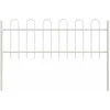 Sodo tvora 7 pcs Balta 11,9 x 0,6 m Miltelinis plienas